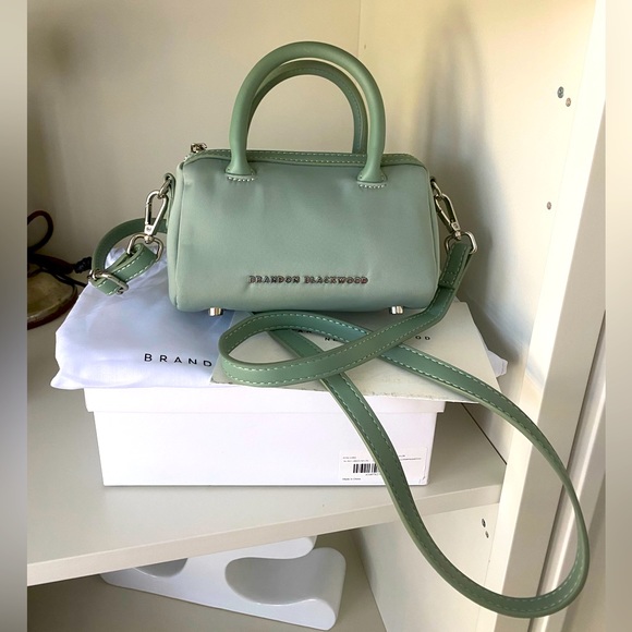 Brandon Blackwood Handbags - BRANDON BLACKWOOD Mini Cara Duffle Green Nylon bag